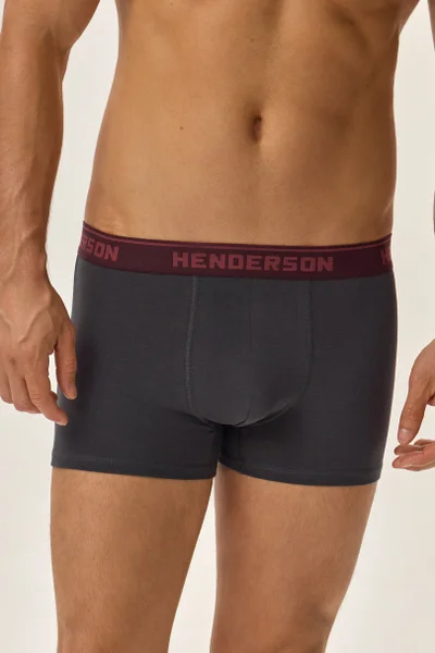 Boxerky Henderson Jewel Bordo-Grey 3ks