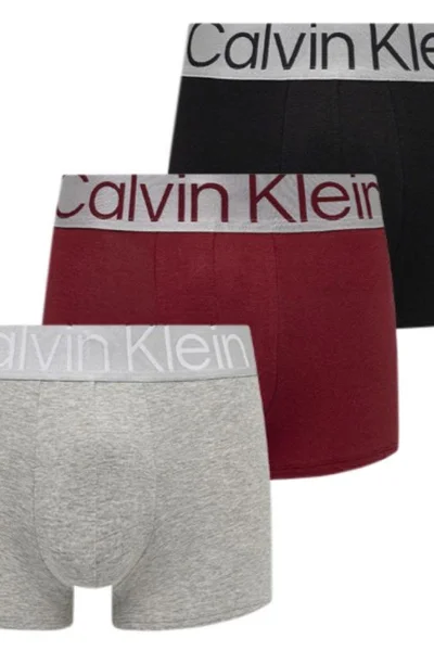 Pánské boxerky Calvin Klein Steel 3 kusy