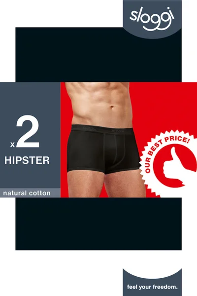 Pánské boxerky Sloggi men W254 Hipster 2P