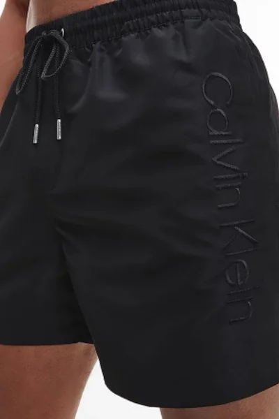 Pánské koupací šortky - UR215 BEH - černé - Calvin Klein