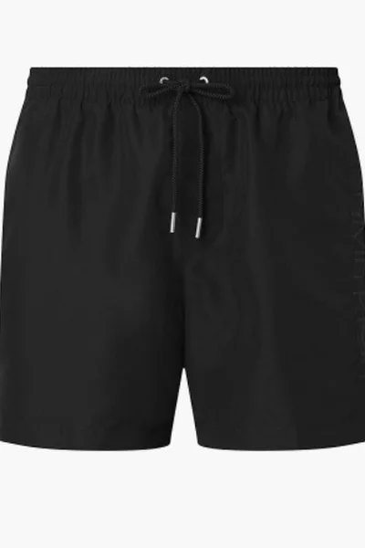 Pánské koupací šortky - UR215 BEH - černé - Calvin Klein