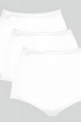 Dámské bílé kalhotky Sloggi V33 Cotton Maxi (3ks v balení)