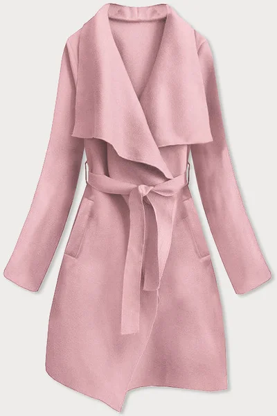Anticky dámský minimalistický kabát R75 MADE IN ITALY