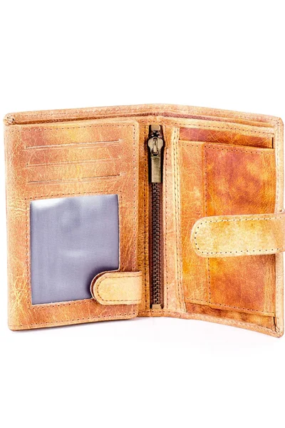 Velbloudí stínovaná peněženka s klopou FPrice