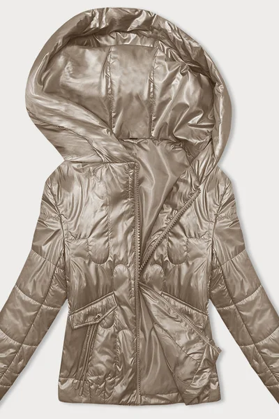 Metalická dámská bunda s kapucí S'WEST