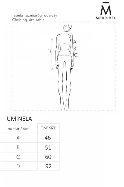 Dámské ombre šaty s ramínky Uminela - Merribel