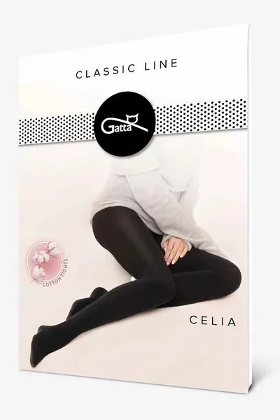 Dámské punčochové kalhoty Gatta Celia 5-XL (černá)