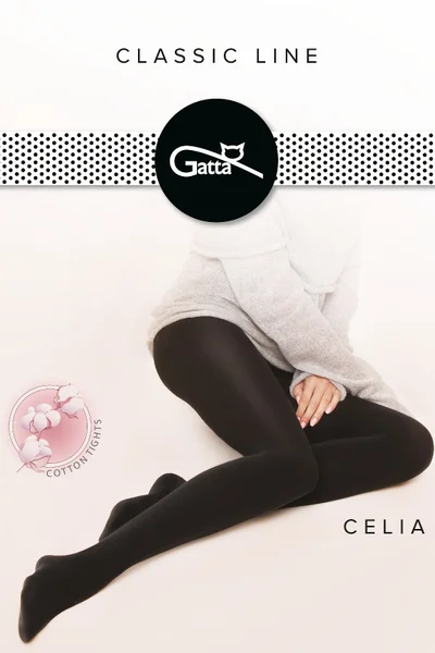 Dámské punčochové kalhoty Gatta Celia 5-XL (černá)