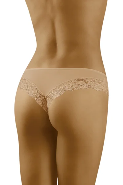 Dámská tanga Karioka beige - Wolbar (barva Béžová)