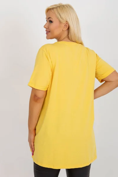 Dámské žluté tričko univerzální velikost RELEVANCE