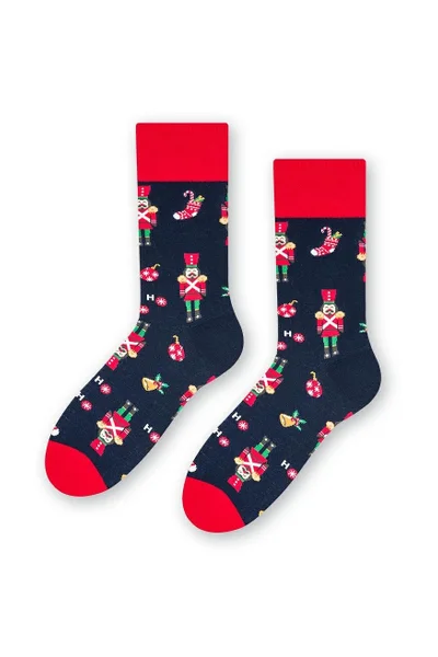 Vysoké pánské ponožky s vánočním motivem Steven