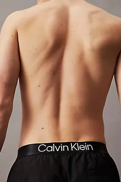 Pánské černo-bílé plavky Calvin Klein RPE