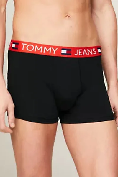 Přiléhavé pánské boxerky s barevnou gumou Tommy Hilfiger