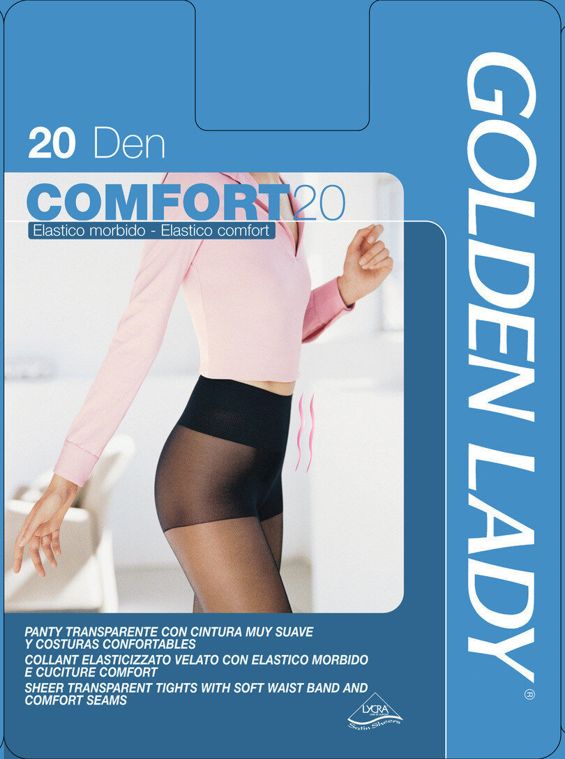 Pružné punčocháče Golden Lady Comfort 20, nero 2 i170_8300497573196