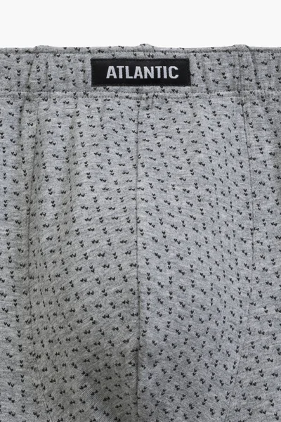 Atlantic Pánské Slipy 3-Pack - Smaragdovošedé