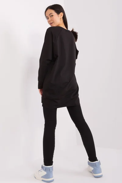 Ležérní černá oversize souprava FPrice