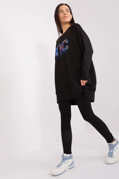 Ležérní černá oversize souprava FPrice