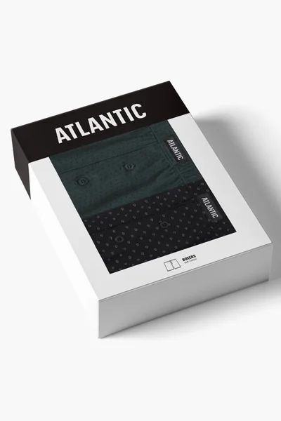 Pánské slipy Atlantic 2ks - smaragdová