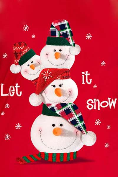 Vánoční pyžamo pro dívky se sněhuláky Cornette