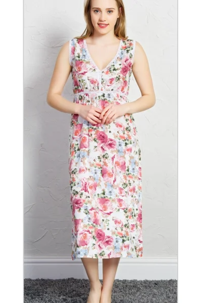 Růžové letní šaty Kateřina