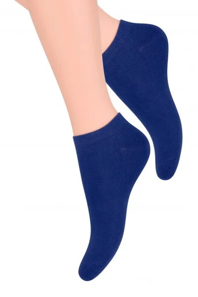 Tmavě modré dámské ponožky Steven 052
