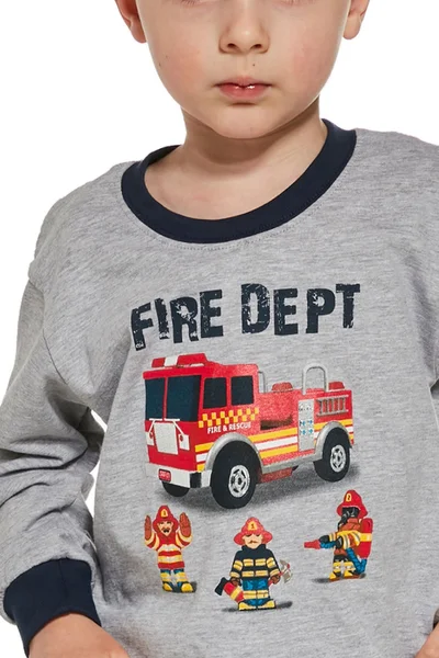 Bavlněné hasičské pyžamo pro chlapce Cornette