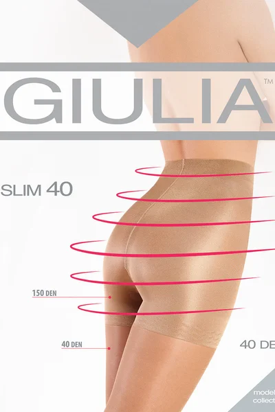 Matné punčocháče Giulia Slim 40