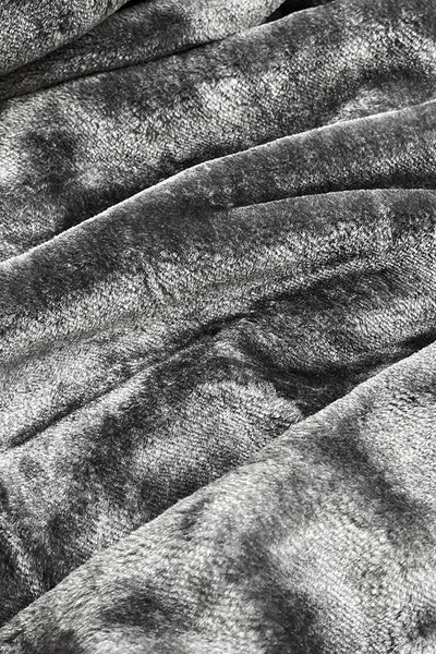 Elegantní šedý dámský kabát s kožešinovým límcem Libland