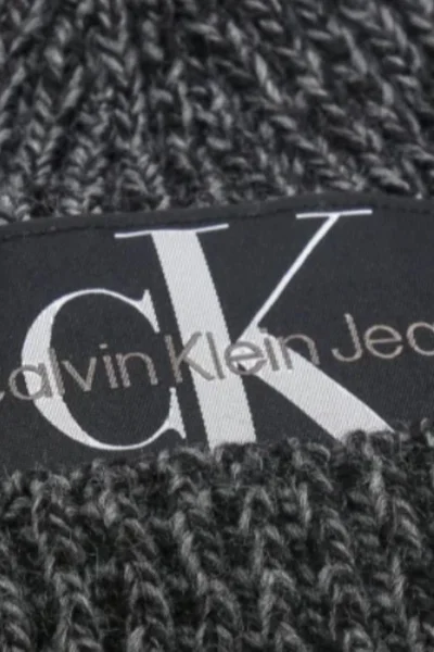 Melírovaná žebrovaná unisex čepice Calvin Klein Jeans