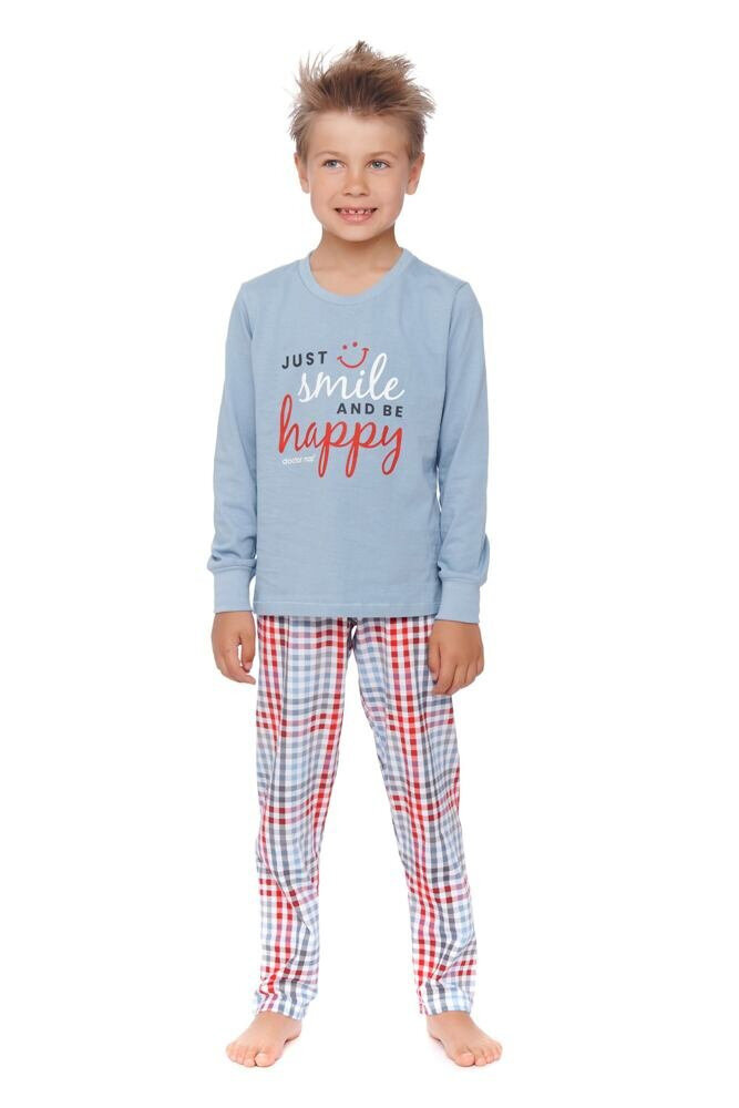 Chlapecké pyžamo Flow modré smile Dn-nightwear modrá, 122/128 i43_75875_2:_3:122/128_