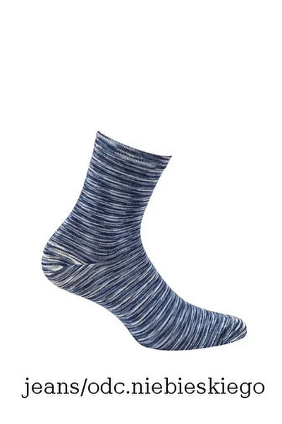 Vystínované dámské ponožky Wola E133