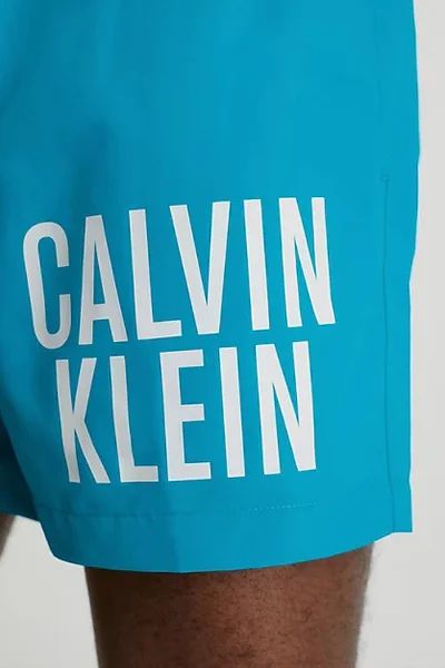 Světle modré pánské koupací šortky Calvin Klein