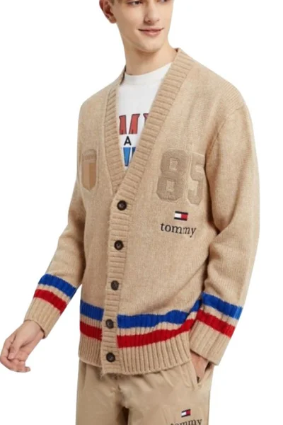 Módní pánský propínací svetr Tommy Hilfiger