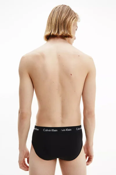 Bavlněné pánské slipy 5ks Calvin Klein černé