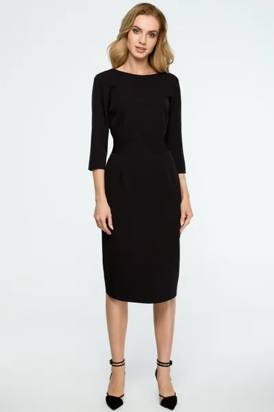 Černé elegantní šaty Stylove S119