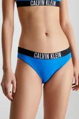 Modré dámské kalhotky k bikinám Calvin Klein
