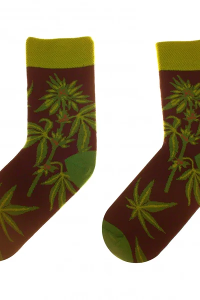 Vyšší unisex ponožky Skarpol Weed