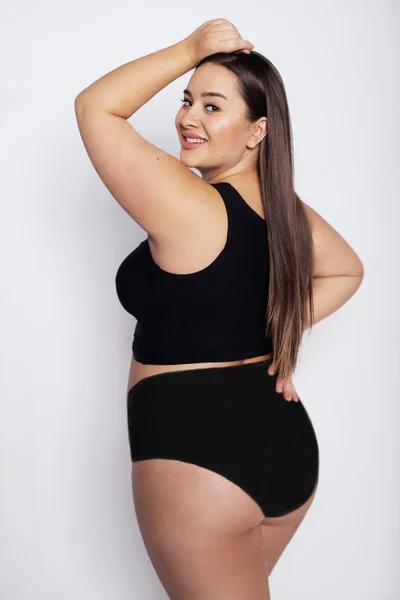 Pohodlné prodyšné bezešvé kalhotky plus size Julimex