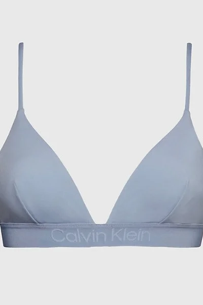 Nebesky modrá bikiny podprsenka na tenká ramínka Calvin Klein