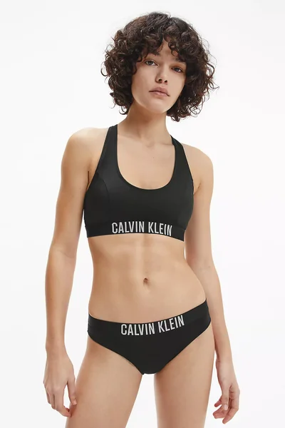 Spodní díl plavek v černé barvě Calvin Klein