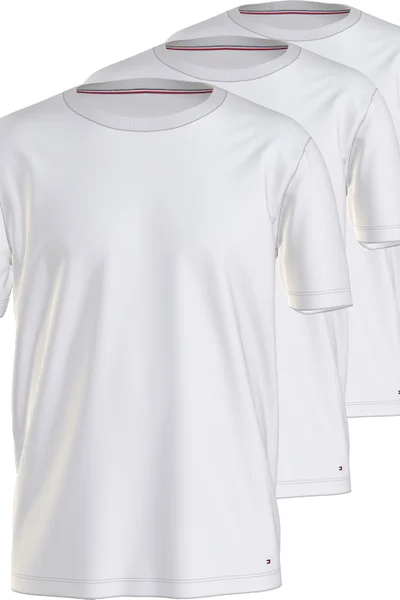 Bavlněné klasické pánské tričko s logem 3ks Tommy Hilfiger