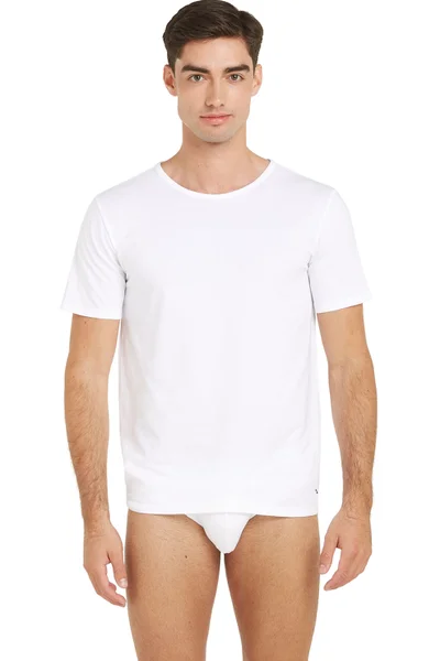 Bavlněné klasické pánské tričko s logem 3ks Tommy Hilfiger