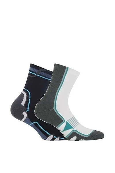 Pánské vzorované ponožky Wola 941