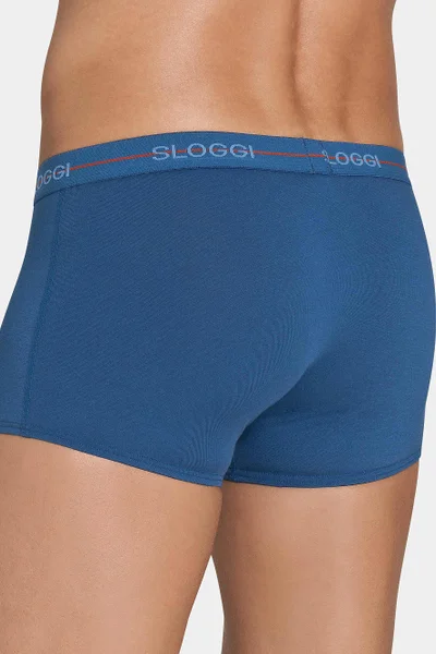 Modré pánské boxerky Triumph Sloggi men Start Hipster