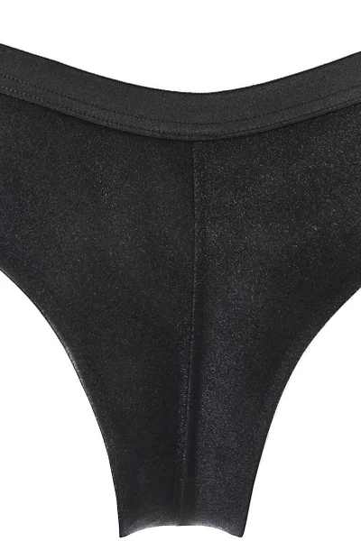 Nude-černé dámské string kalhotky Axami