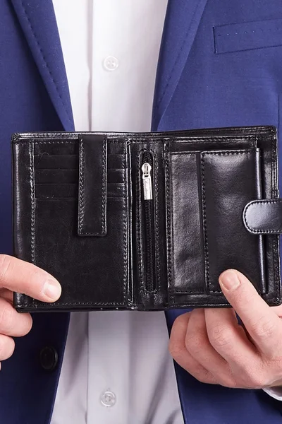 Pánská kožená vertikální peněženka FPrice
