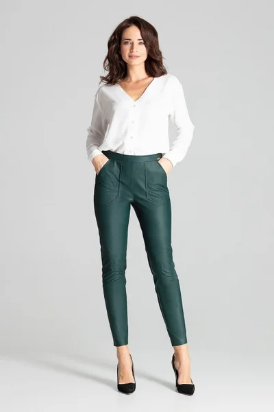 Dámské dlouhé kalhoty LG712 - Lenitif (v barvě zelená)