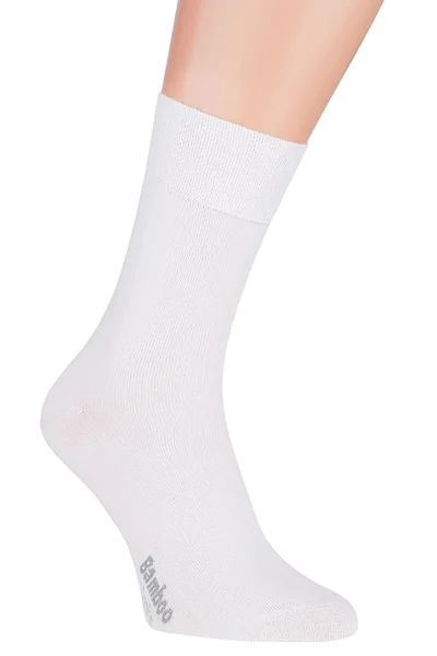 Vysoké bavlněné ponožky Skarpol bílé