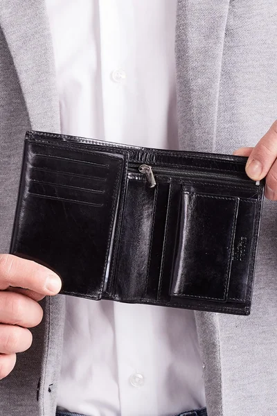 Pánská vertikální kožená peněženka FPrice
