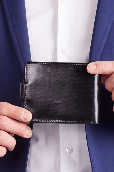 Pánská vodorovná kožená peněženka FPrice
